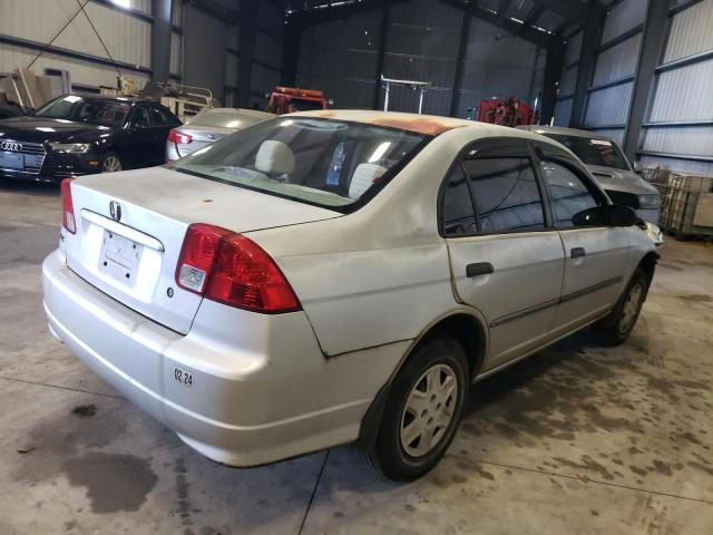 2HGES163X4H532799 - 2004 HONDA CIVIC DX VP SILVER photo 3