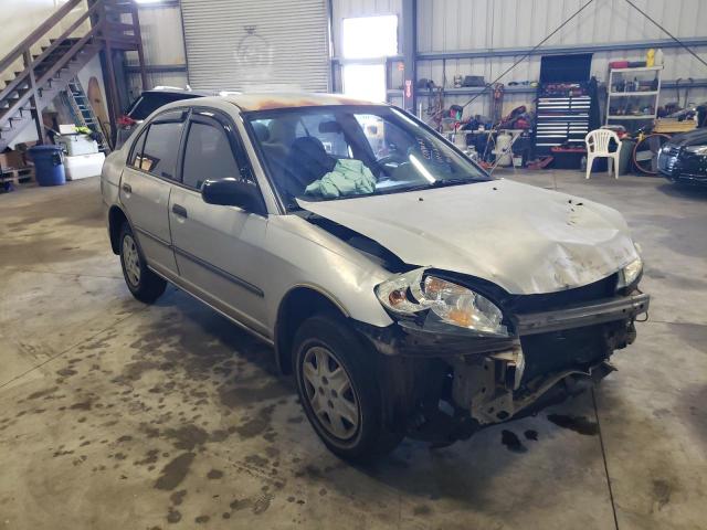 2HGES163X4H532799 - 2004 HONDA CIVIC DX VP SILVER photo 4