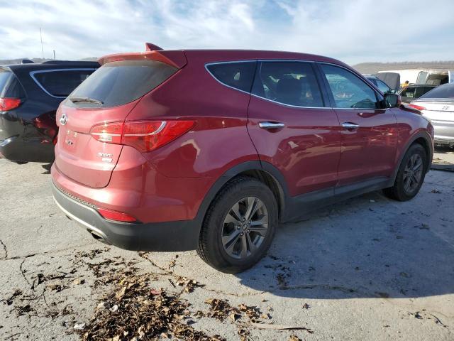 5XYZTDLB8FG234747 - 2015 HYUNDAI SANTA FE S RED photo 3