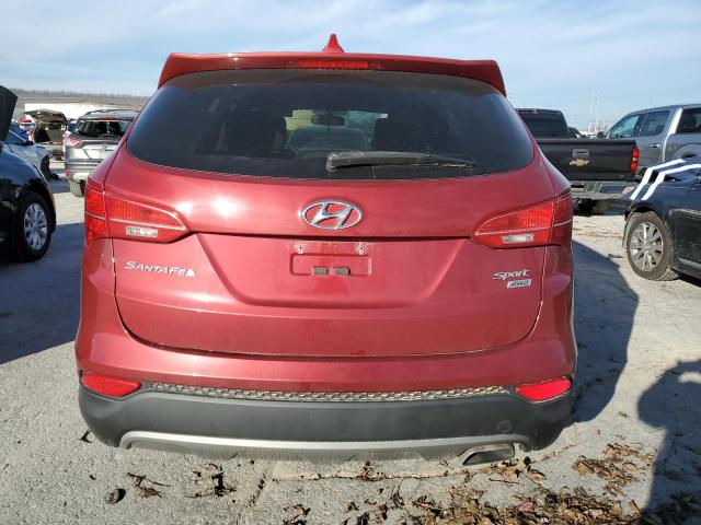 5XYZTDLB8FG234747 - 2015 HYUNDAI SANTA FE S RED photo 6