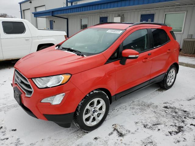 MAJ3P1TE9JC191607 - 2018 FORD ECOSPORT SE RED photo 1