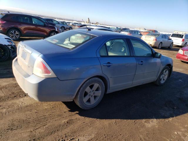 3FAHP07199R184631 - 2009 FORD FUSION SE BLUE photo 3