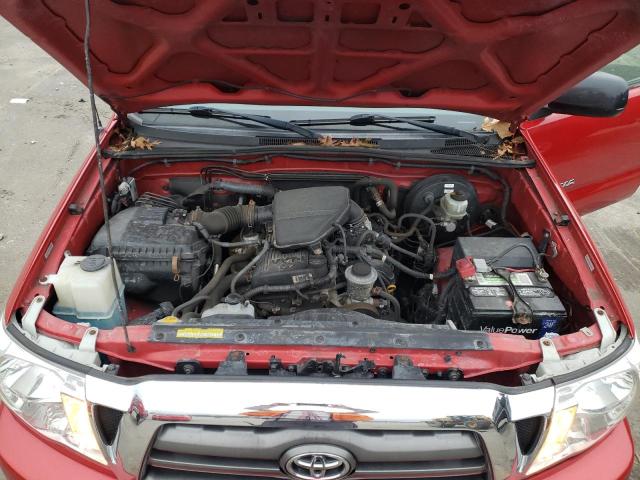 5TETX22N39Z653898 - 2009 TOYOTA TACOMA ACCESS CAB RED photo 11