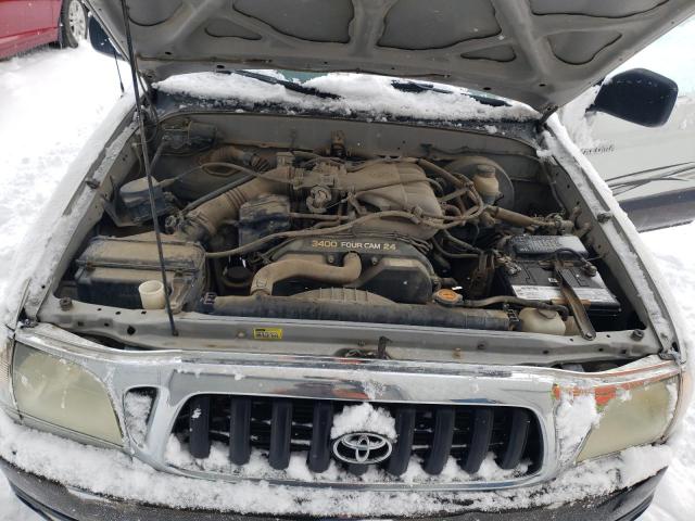 5TEHN72N52Z023850 - 2002 TOYOTA TACOMA DOUBLE CAB 银色 照片 11