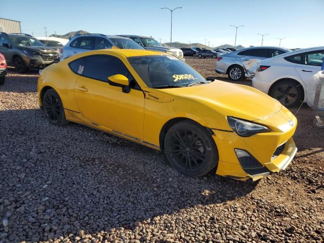 JF1ZNAA11F8705962 - 2015 TOYOTA SCION FR-S YELLOW photo 4