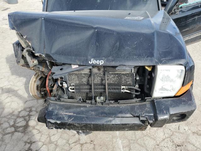 1J8HG48K67C501567 - 2007 JEEP COMMANDER BLACK photo 11