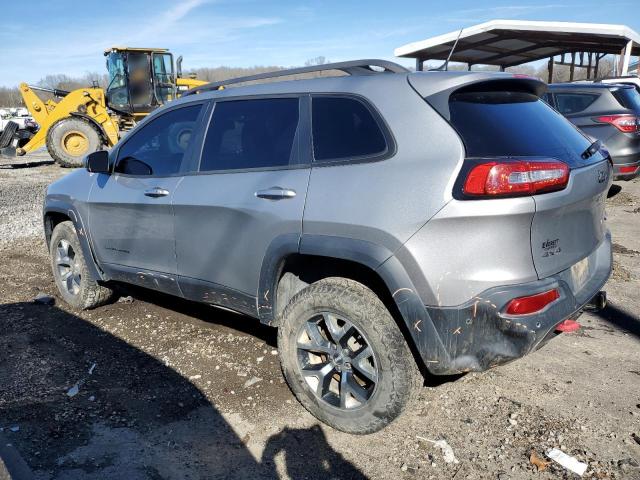 1C4PJMBS3FW572249 - 2015 JEEP CHEROKEE TRAILHAWK GRAY photo 2