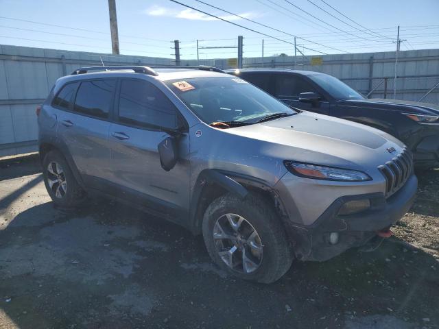 1C4PJMBS3FW572249 - 2015 JEEP CHEROKEE TRAILHAWK GRAY photo 4
