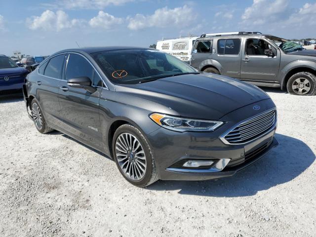 3FA6P0RU6JR274869 - 2018 FORD FUSION GRAY photo 4