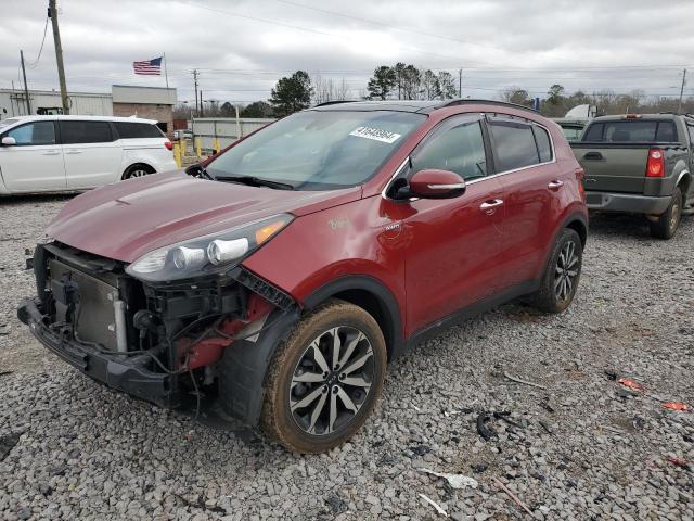 KNDPNCAC5J7427404 - 2018 KIA SPORTAGE EX BURGUNDY photo 1