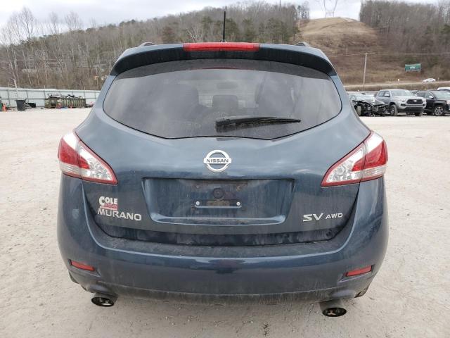 JN8AZ1MW5EW521657 - 2014 NISSAN MURANO S BLUE photo 6