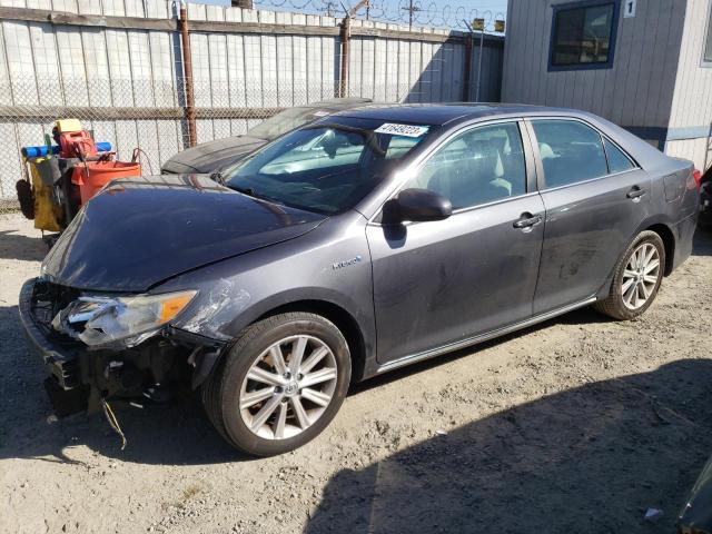 4T1BD1FK2CU059393 - 2012 TOYOTA CAMRY HYBRID GRAY photo 1