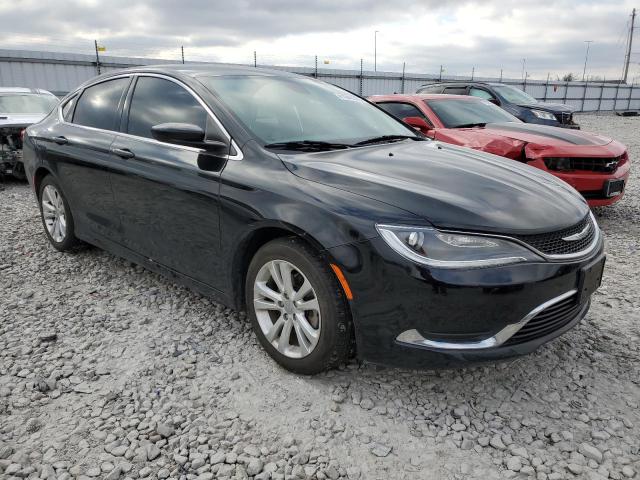 1C3CCCAB4FN677302 - 2015 CHRYSLER 200 LIMITED BLACK photo 4