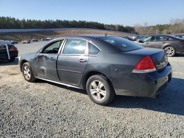 2G1WF5E34D1216994 - 2013 CHEVROLET IMPALA LS BLACK photo 2