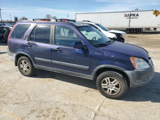 JHLRD78822C056038 - 2002 HONDA CR-V EX BLUE photo 4