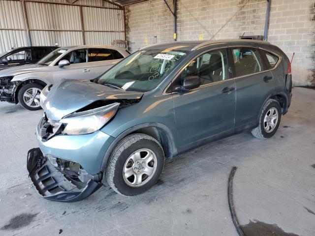 5J6RM4H31EL096223 - 2014 HONDA CR-V LX BLUE photo 1