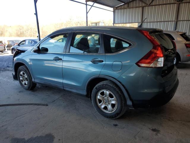 5J6RM4H31EL096223 - 2014 HONDA CR-V LX BLUE photo 2