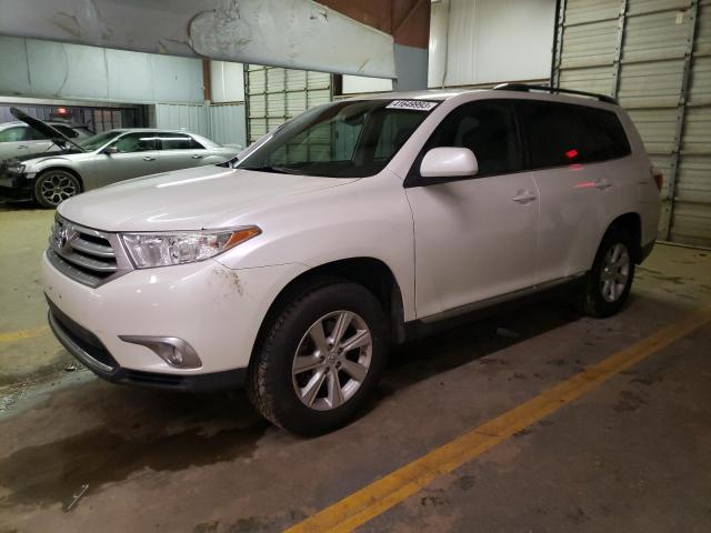 5TDZA3EH8CS021233 - 2012 TOYOTA HIGHLANDER BASE أبيض صورة 1