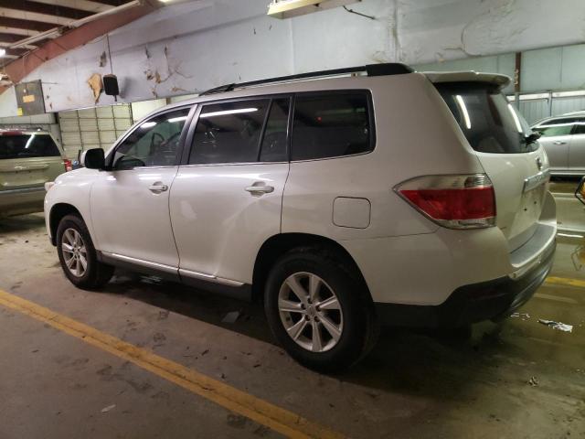 5TDZA3EH8CS021233 - 2012 TOYOTA HIGHLANDER BASE أبيض صورة 2