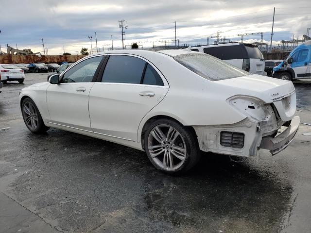 WDDUG8DB2KA454082 - 2019 MERCEDES-BENZ S 560 WHITE photo 2