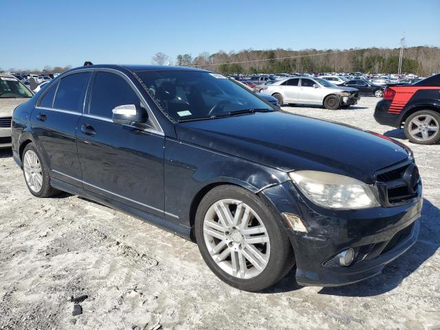 WDDGF54X98R036378 - 2008 MERCEDES-BENZ C 300 BLACK photo 4