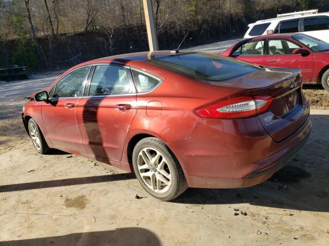 3FA6P0HD9ER283248 - 2014 FORD FUSION SE RED photo 2