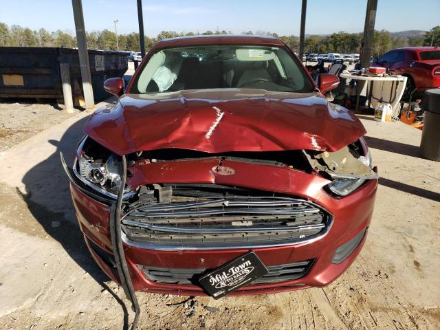 3FA6P0HD9ER283248 - 2014 FORD FUSION SE RED photo 5