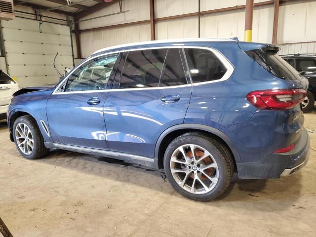 5UXCR6C51KLL04922 - 2019 BMW X5 XDRIVE40I BLUE photo 2