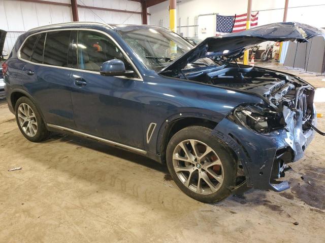 5UXCR6C51KLL04922 - 2019 BMW X5 XDRIVE40I BLUE photo 4