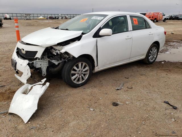 1NXBU4EE9AZ230229 - 2010 TOYOTA COROLLA BASE WHITE photo 1