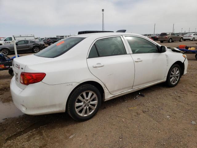 1NXBU4EE9AZ230229 - 2010 TOYOTA COROLLA BASE WHITE photo 3