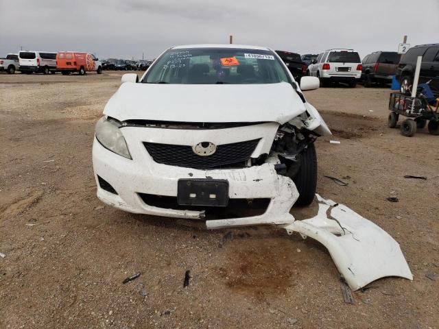 1NXBU4EE9AZ230229 - 2010 TOYOTA COROLLA BASE WHITE photo 5