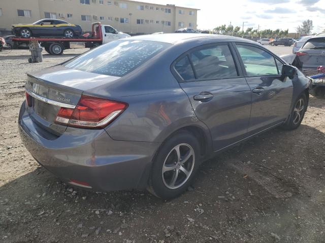 19XFB2F73FE010803 - 2015 HONDA CIVIC SE GRAY photo 3