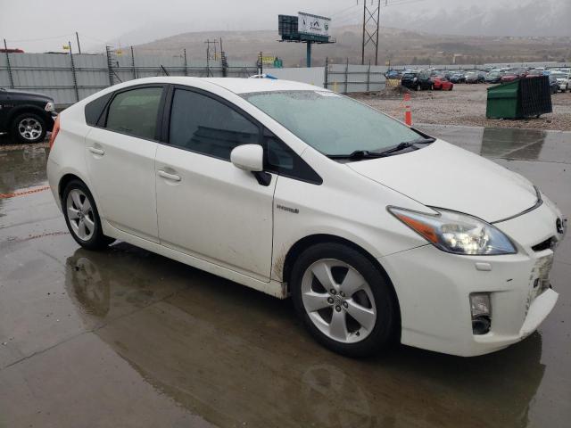 JTDKN3DU8A5007615 - 2010 TOYOTA PRIUS WHITE photo 4