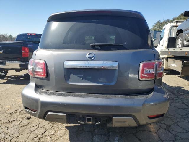 JN8AY2NDXKX010148 - 2019 NISSAN ARMADA SV GRAY photo 6