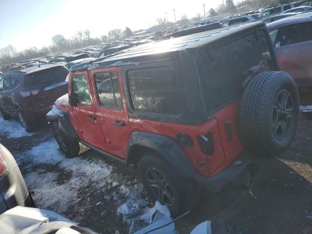 1C4HJXDN9JW316011 - 2018 JEEP WRANGLER U SPORT RED photo 2