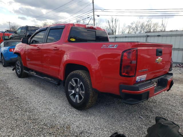 1GCGTDE38G1125218 - 2016 CHEVROLET COLORADO Z71 RED photo 2