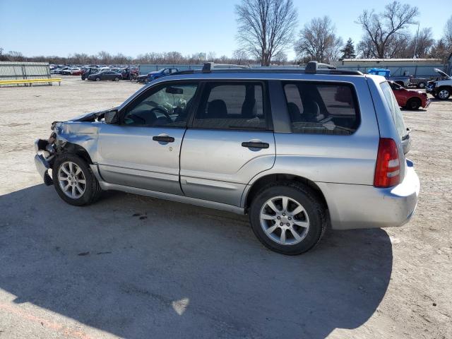 JF1SG65615H700158 - 2005 SUBARU FORESTER 2.5XS ვერცხლისფერი ფოტო 2