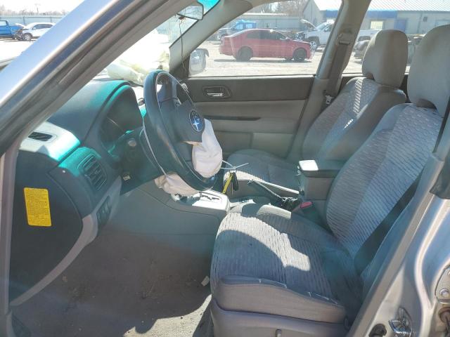 JF1SG65615H700158 - 2005 SUBARU FORESTER 2.5XS ვერცხლისფერი ფოტო 7