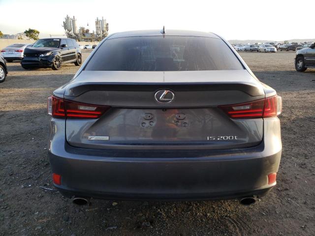 JTHBA1D20G5017710 - 2016 LEXUS IS 200T GRAY photo 6