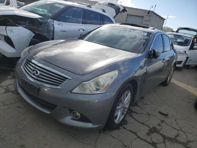 JN1CV6APXDM725765 - 2013 INFINITI G37 BASE GRAY photo 1