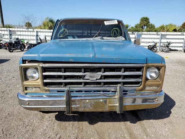 CCU149A135660 - 1979 CHEVROLET C-10 BLUE photo 5