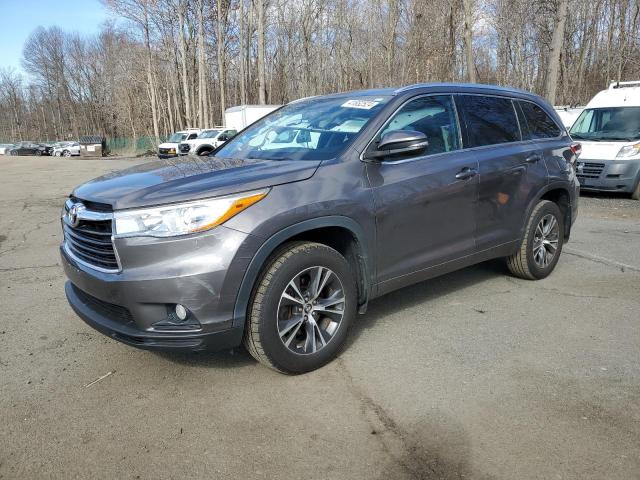 5TDJKRFH9GS285854 - 2016 TOYOTA HIGHLANDER XLE GRAY photo 1