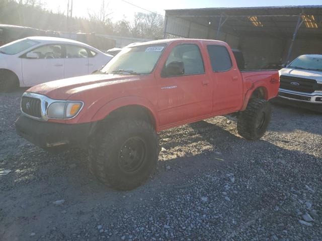 5TEHN72N24Z330797 - 2004 TOYOTA TACOMA DOUBLE CAB RED photo 1