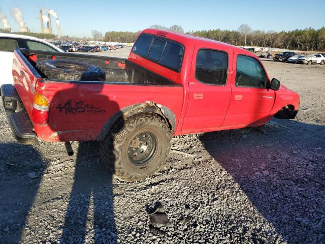 5TEHN72N24Z330797 - 2004 TOYOTA TACOMA DOUBLE CAB RED photo 3