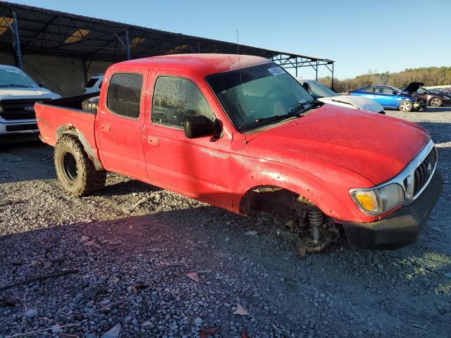 5TEHN72N24Z330797 - 2004 TOYOTA TACOMA DOUBLE CAB RED photo 4