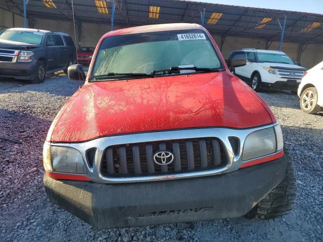 5TEHN72N24Z330797 - 2004 TOYOTA TACOMA DOUBLE CAB RED photo 5