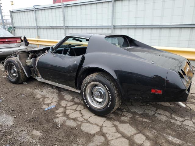 1Z37J4S431684 - 1974 CHEVROLET CORVETTE BLACK photo 2