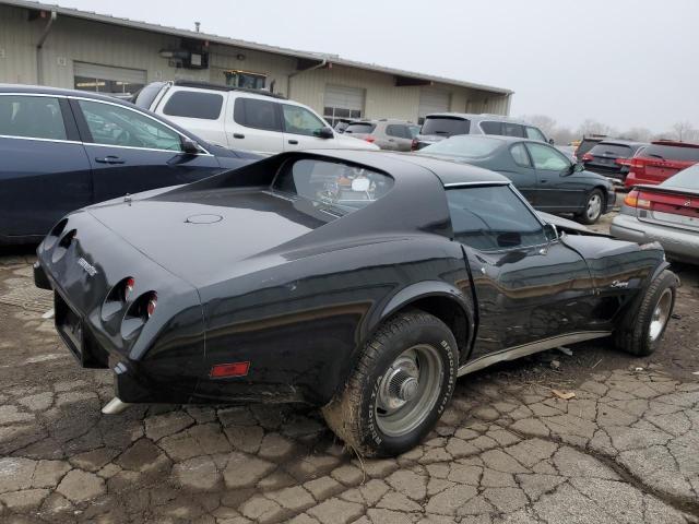 1Z37J4S431684 - 1974 CHEVROLET CORVETTE BLACK photo 3