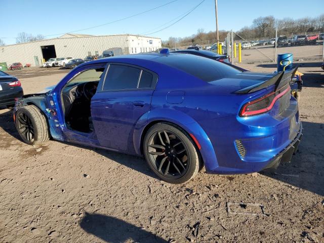 2C3CDXGJ3MH593206 - 2021 DODGE CHARGER SCAT PACK BLUE photo 2